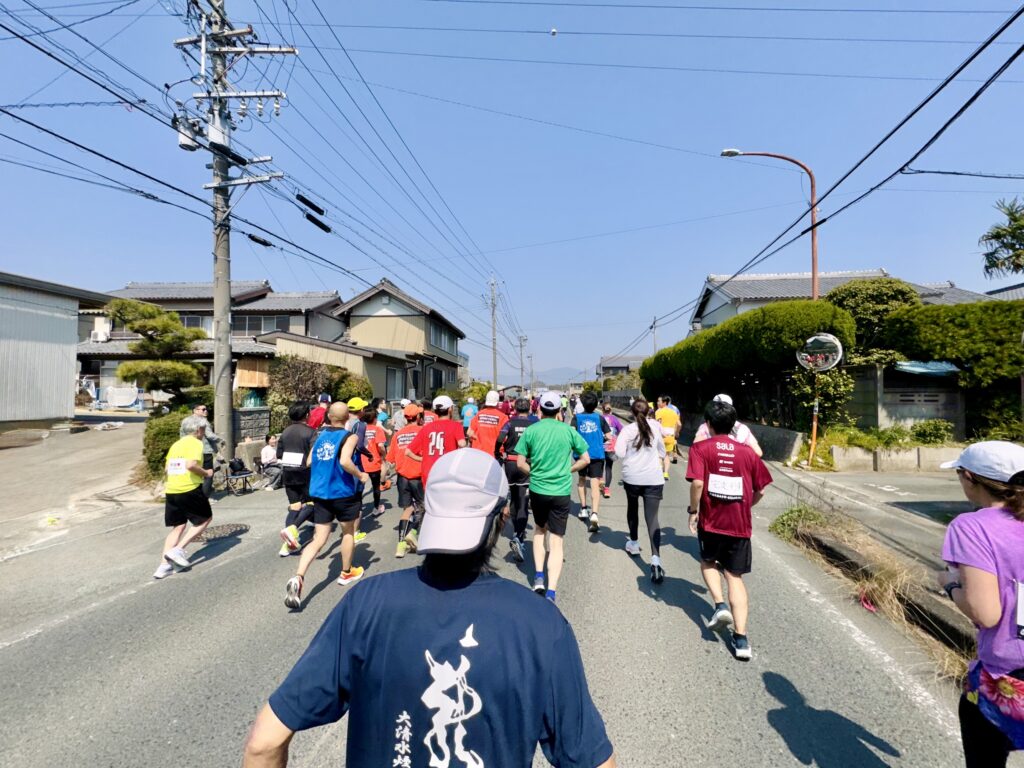 豊橋ハーフマラソン 大会中の様子