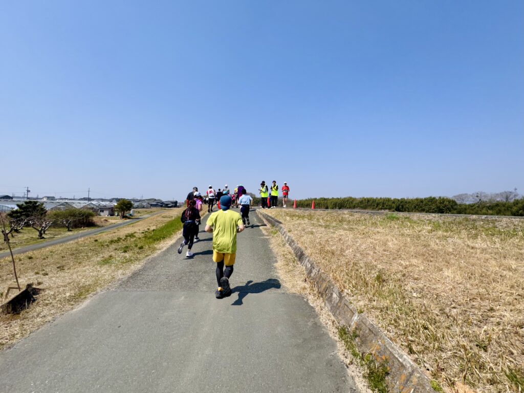 豊橋ハーフマラソン 大会中の様子