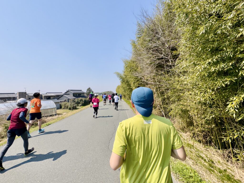 豊橋ハーフマラソン 大会中の様子