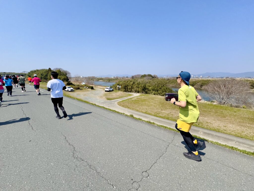豊橋ハーフマラソン 大会中の様子