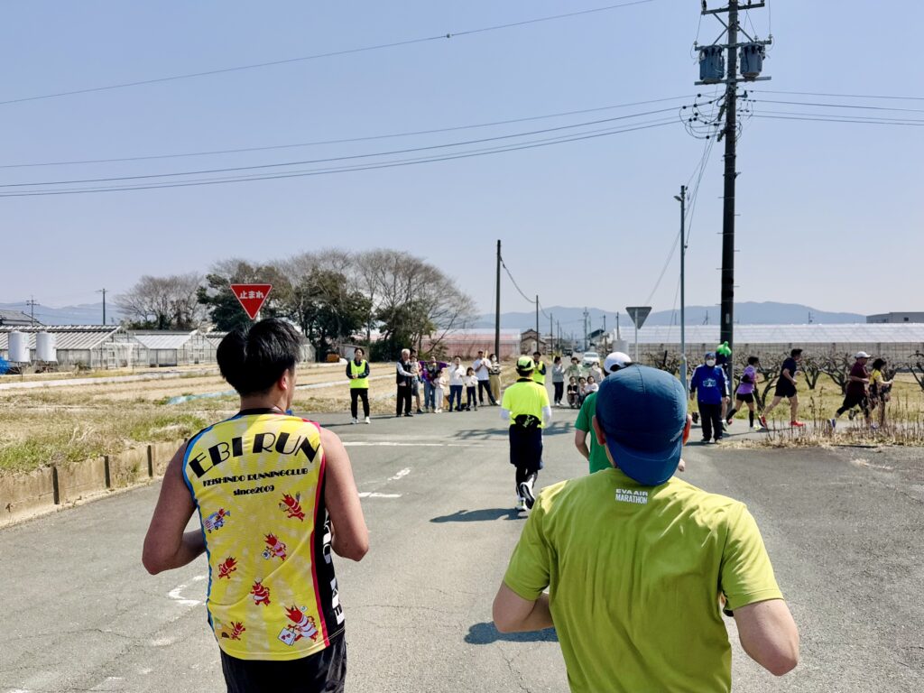 豊橋ハーフマラソン 大会中の様子