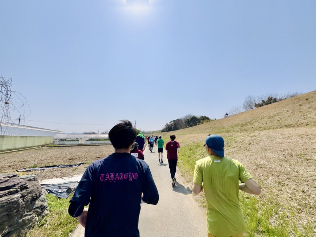 豊橋ハーフマラソン 大会中の様子