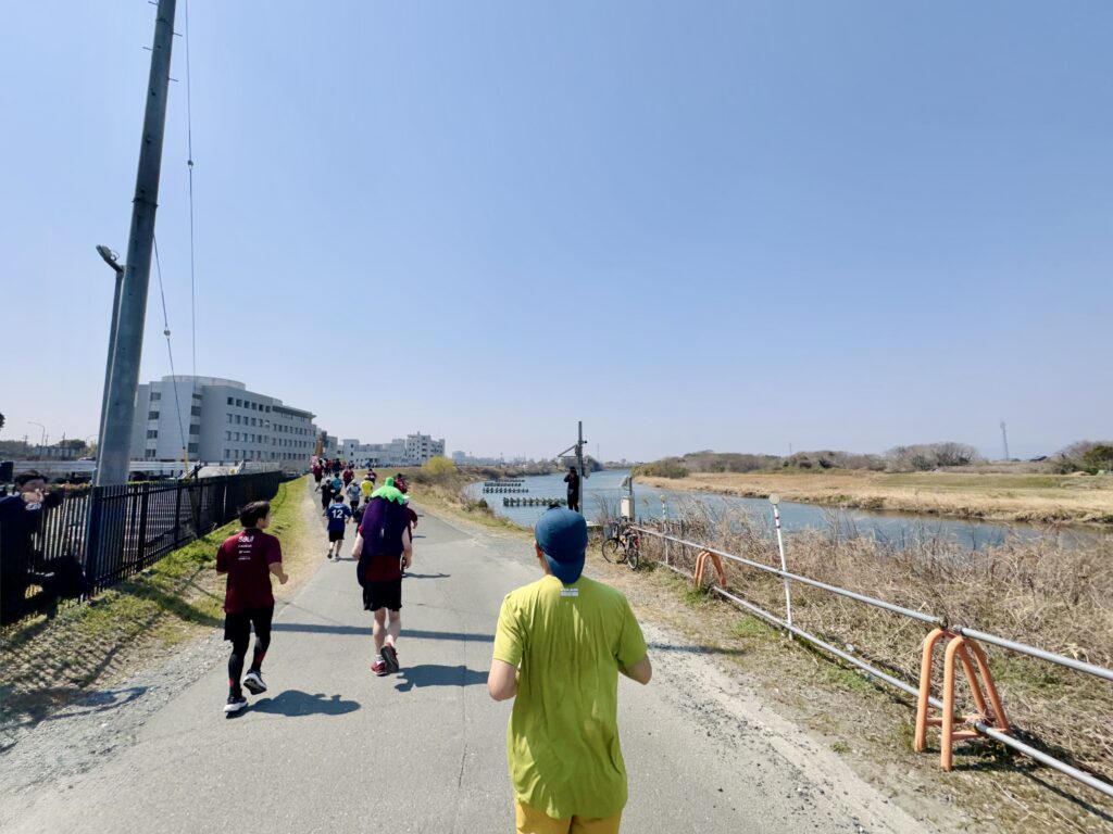 豊橋ハーフマラソン 大会中の様子