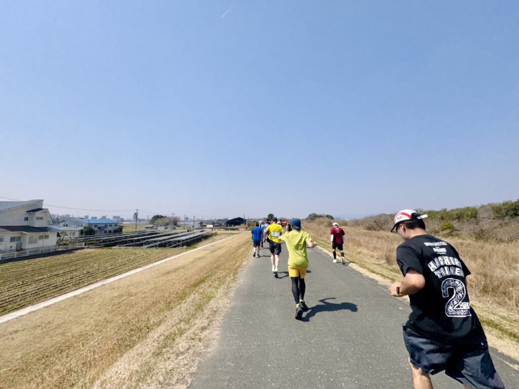 豊橋ハーフマラソン 大会中の様子