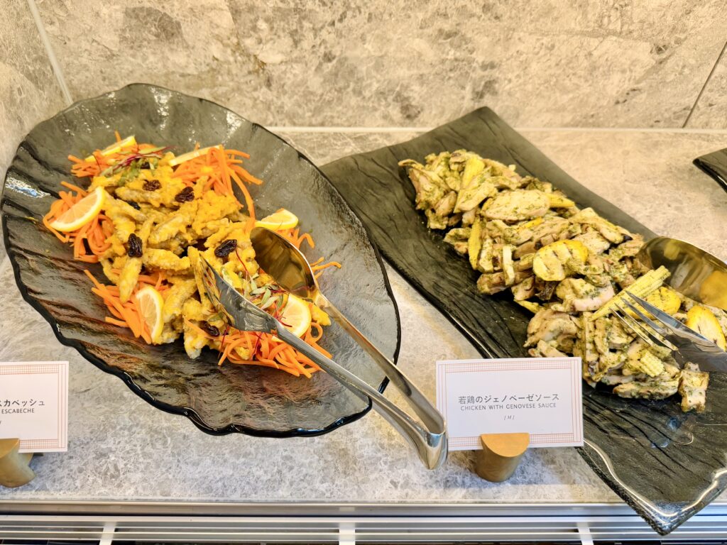 ウォルドーフアストリア大阪 朝食 ビュッフェ コールドミールコーナー