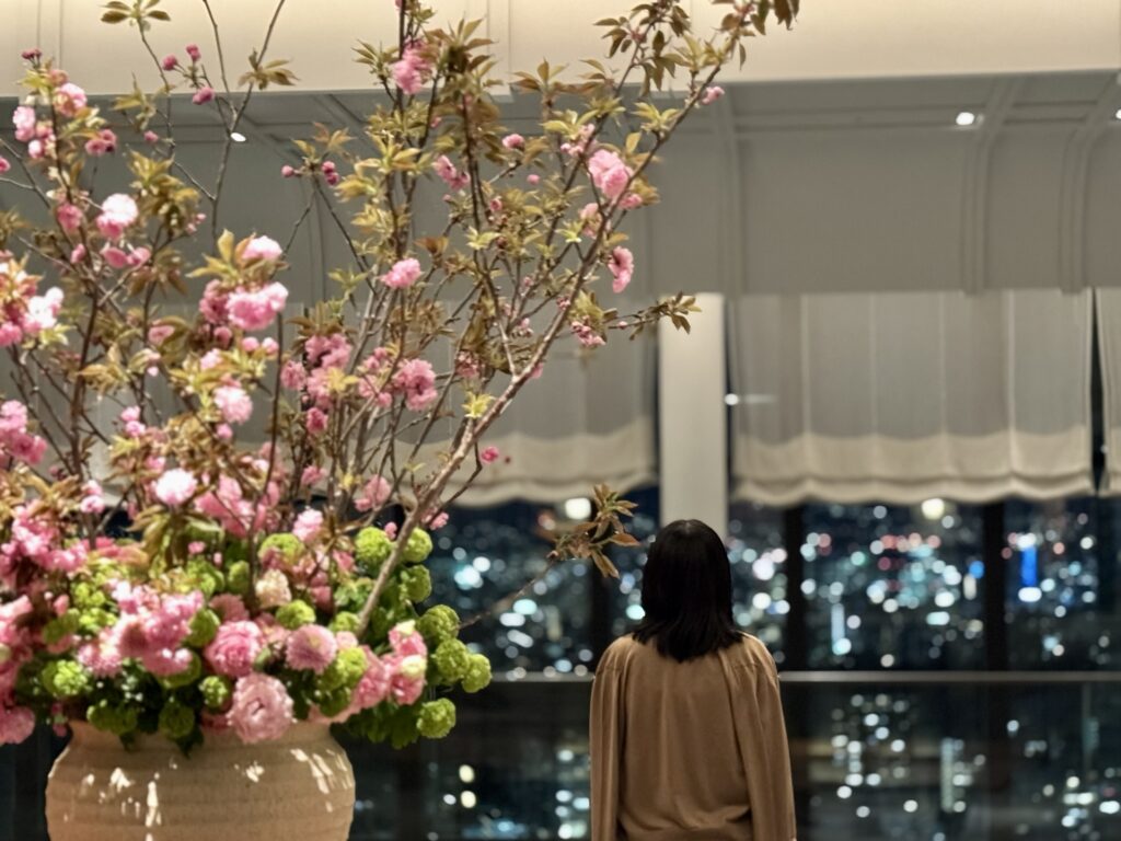 ウォルドーフアストリア大阪 29階の生花