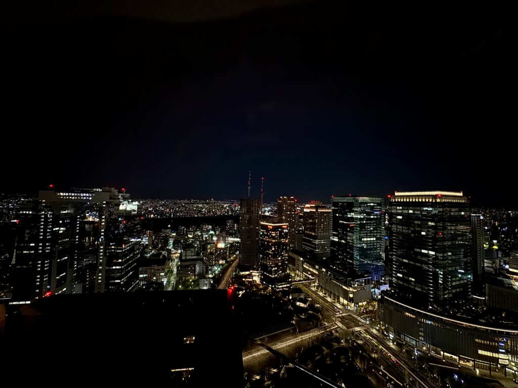 ウォルドーフアストリア大阪 客室 夜景 淀川
