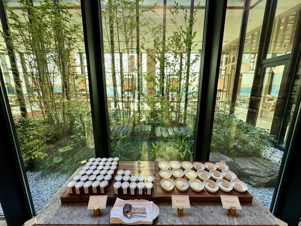 ウォルドーフアストリア大阪 朝食 ジャムとバター