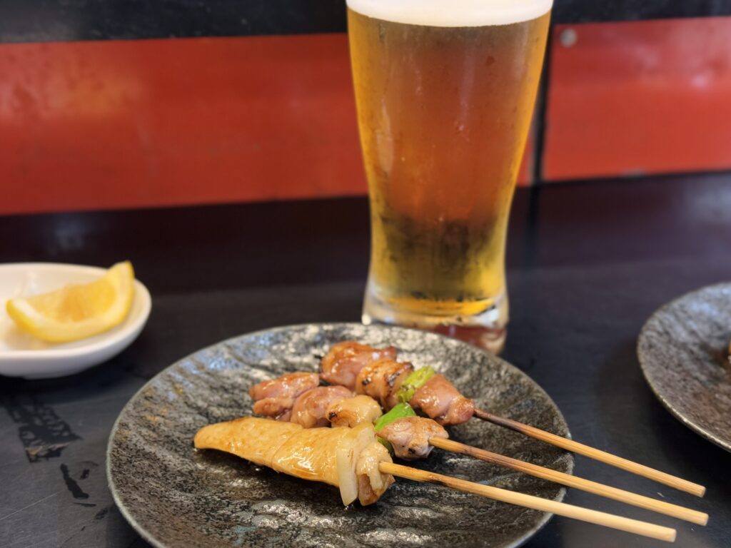 新梅田食道街でやきとり