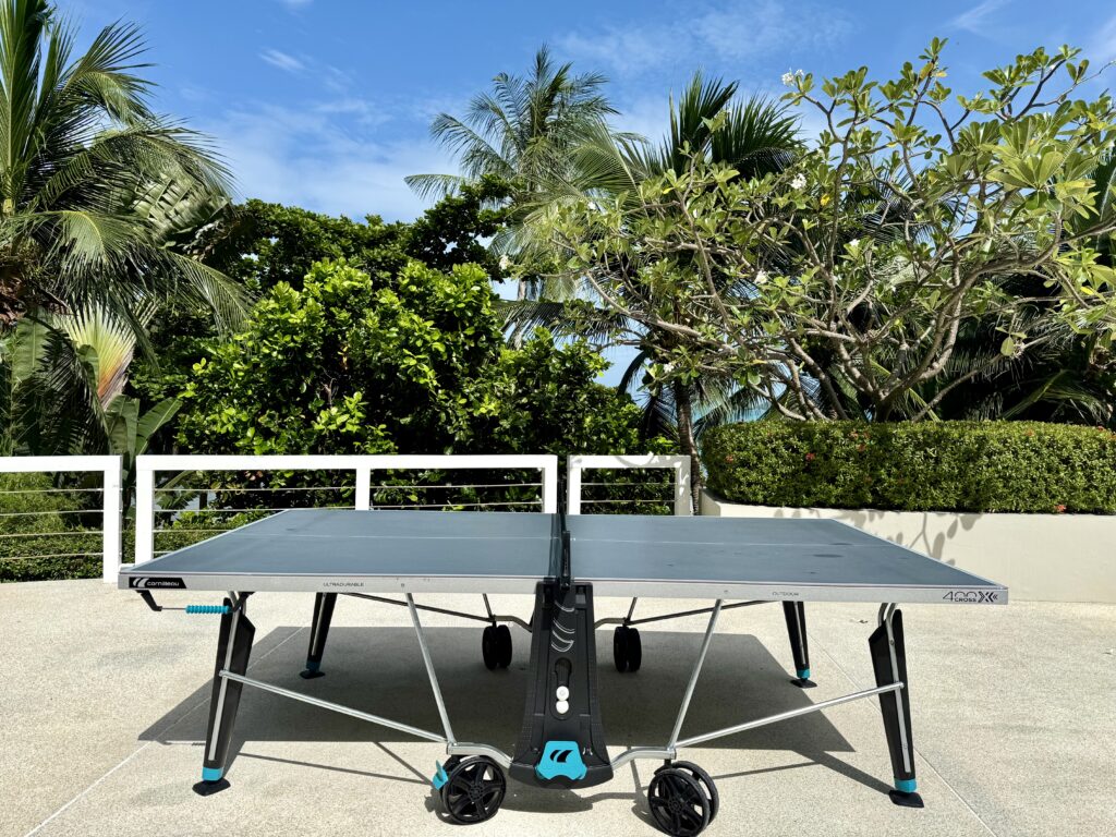 コンラッドコサムイにある卓球台