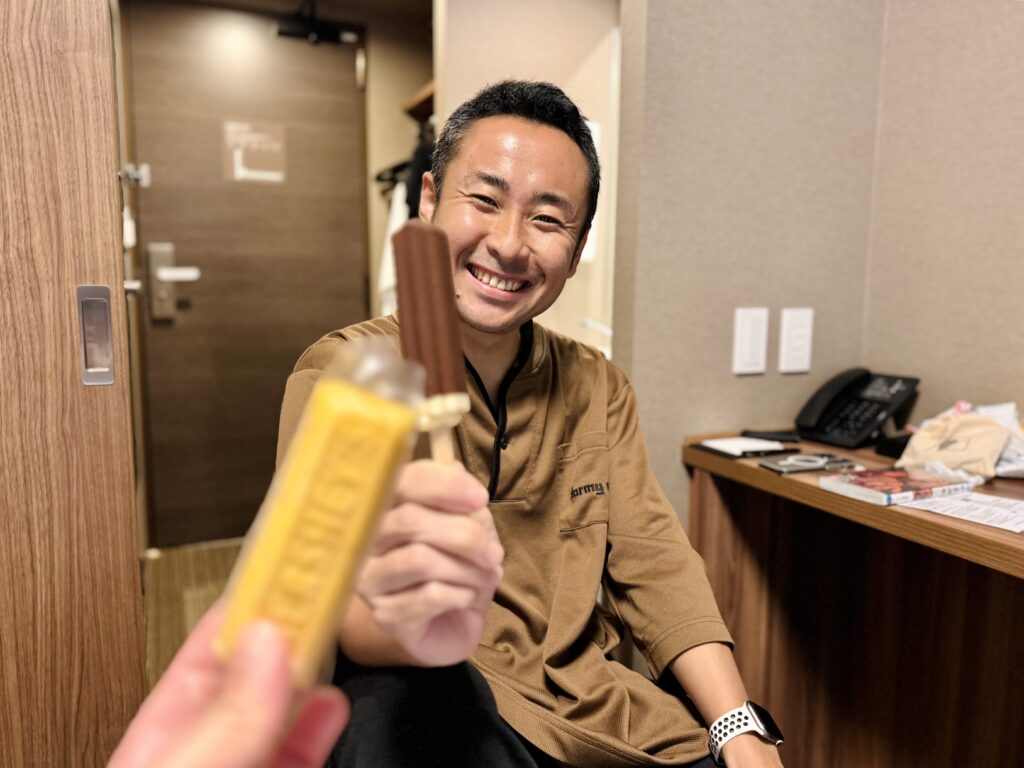 ドーミーインEXPRESS富士山御殿場 湯上がりサービスのアイスでごきげん