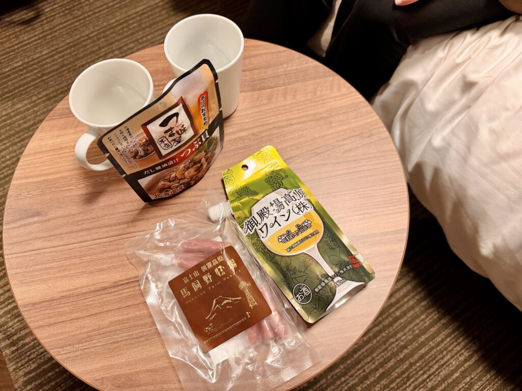 ドーミーインEXPRESS富士山御殿場 客室で部屋飲みスタート