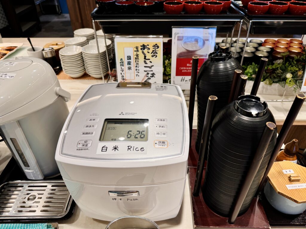 ドーミーインEXPRESS富士山御殿場 朝食 白米