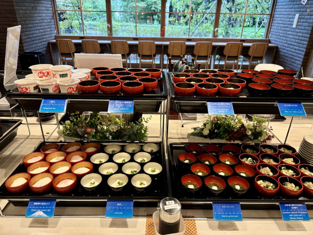 ドーミーイン御殿場の朝食小鉢
