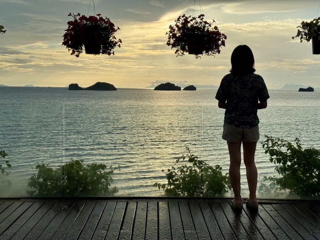 コンラッドコサムイでみる夕景