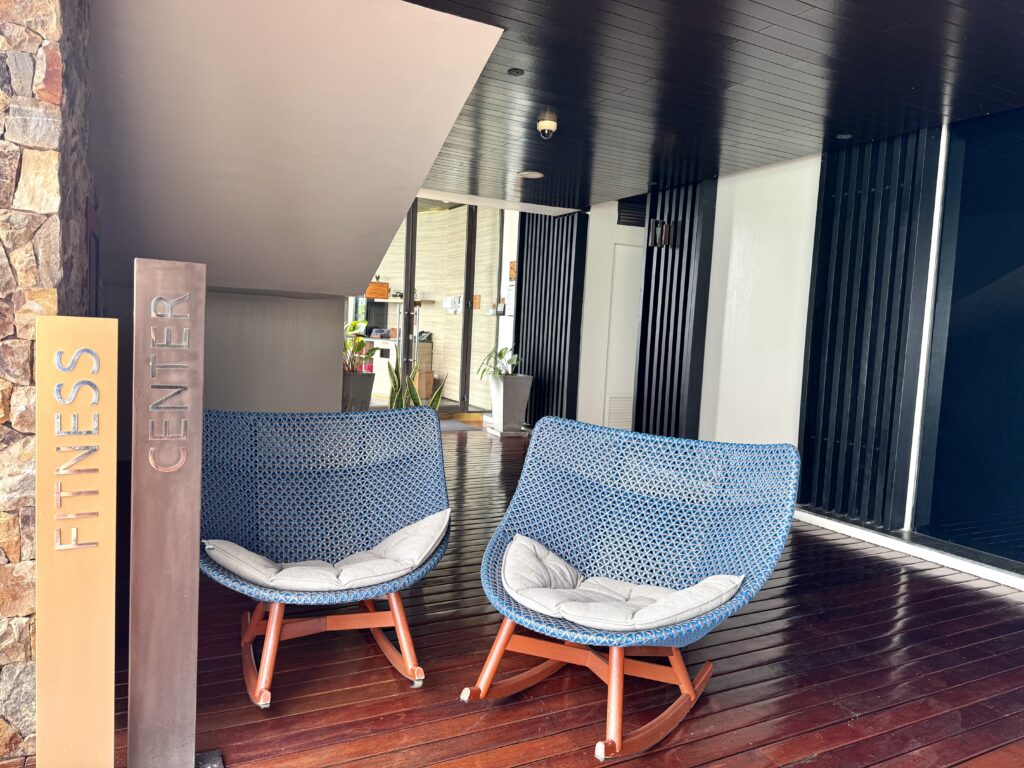 コンラッドコサムイ フィットネスセンターの入口