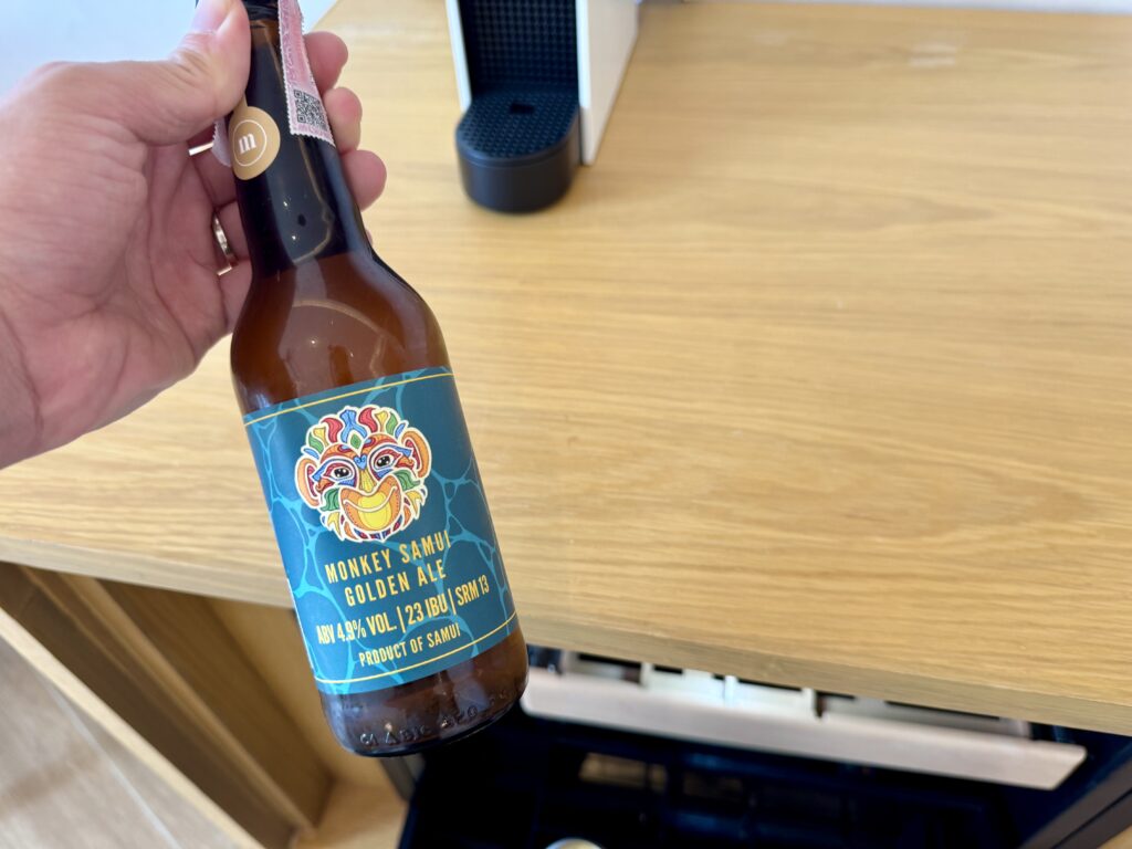 マラスカサムイのミニバーにあったご当地ビール