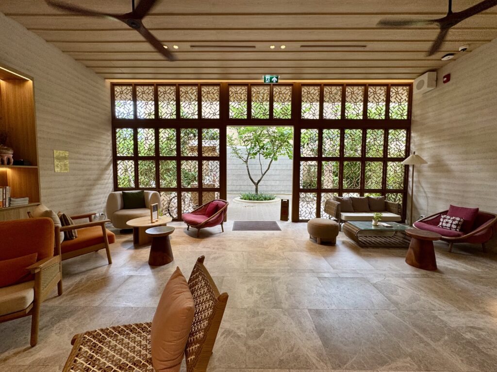 マラスカサムイのフロントの様子