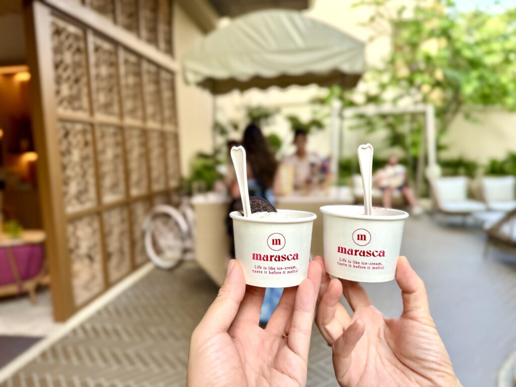 マラスカサムイのアイスクリーム