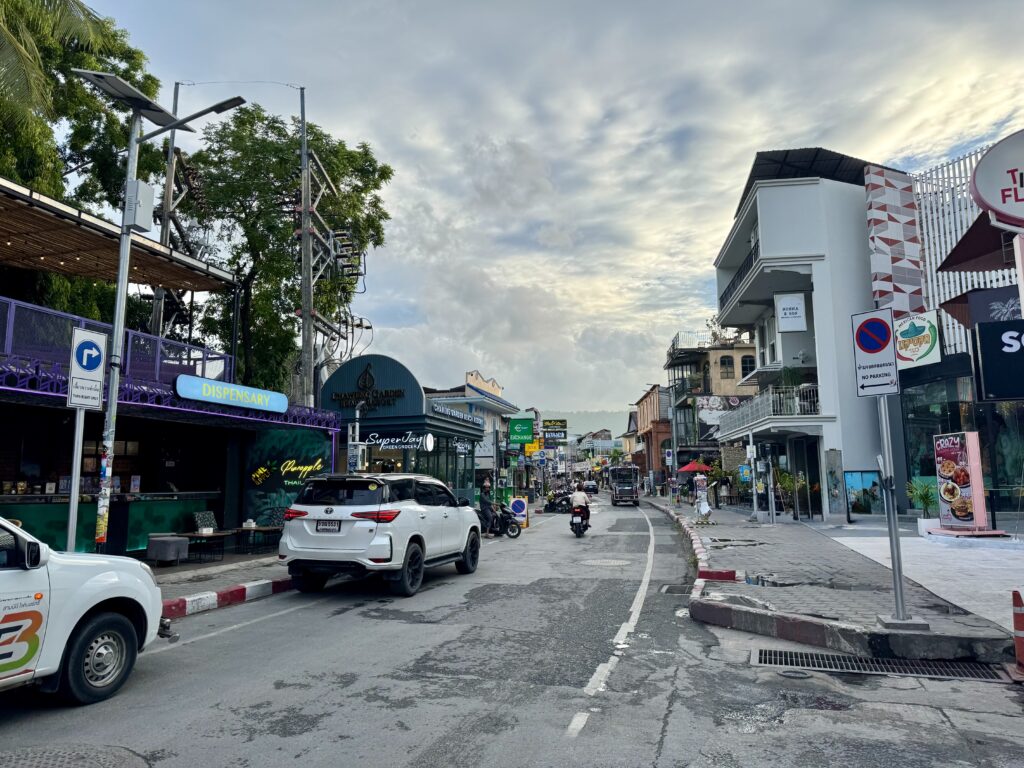 サムイ島チャウエンロード