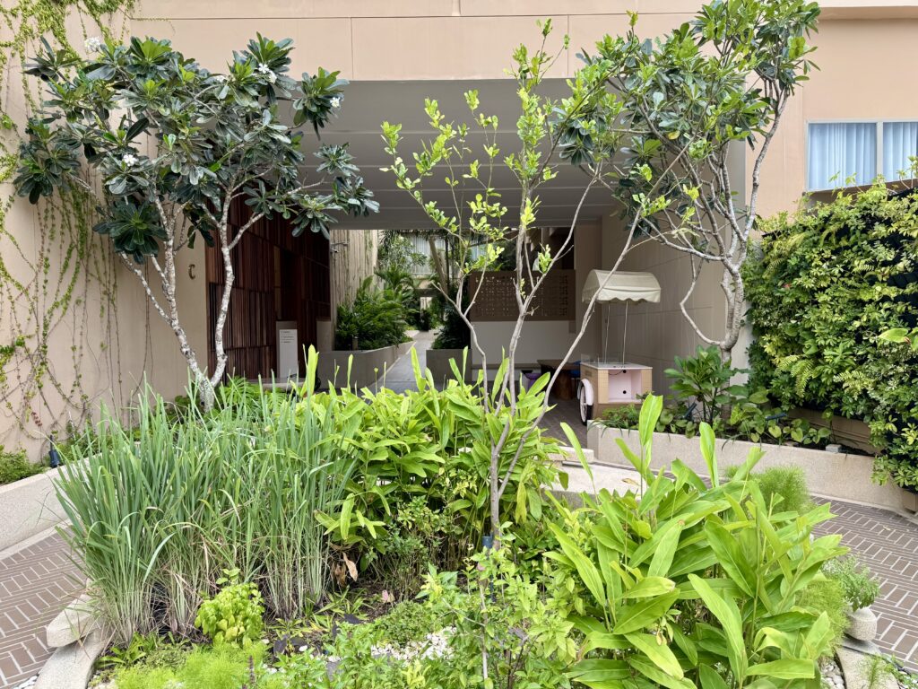 マラスカサムイのリゾート内の様子