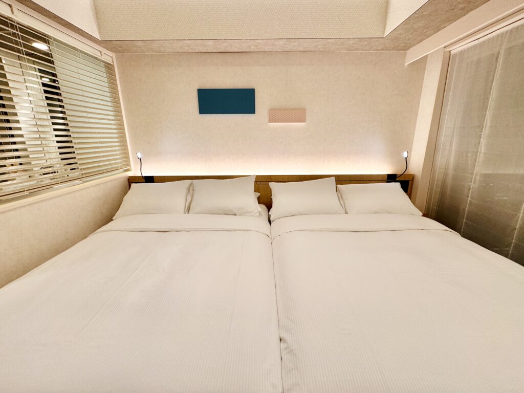 ダブルツリーbyヒルトン東京有明 デラックスルーム ダブルベッド2台