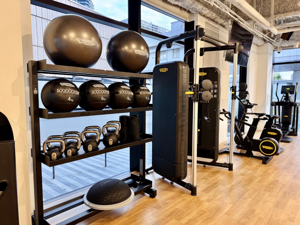 ダブルツリーbyヒルトン東京有明 フィットネスジムの様子