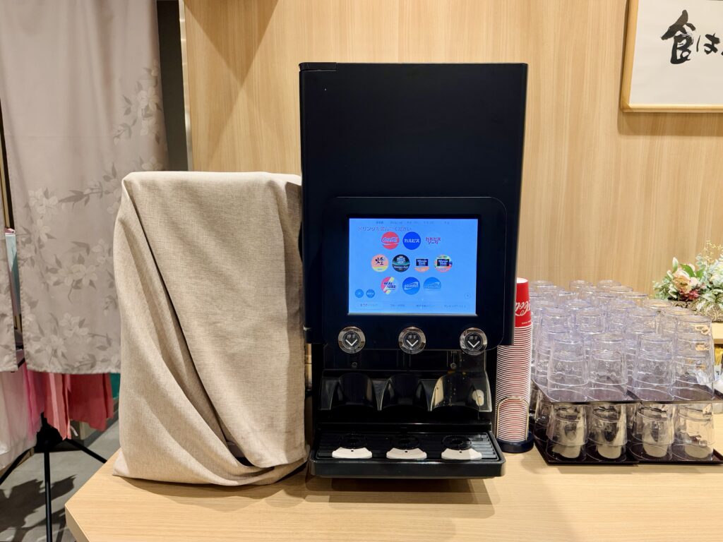 ドーミーインEXPRESS豊橋 朝食 ドリンクコーナー