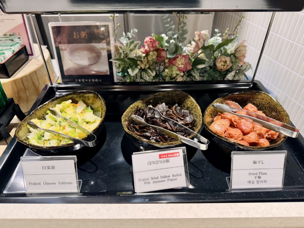 ドーミーインEXPRESS豊橋 朝食 ごはんのおともいろいろ