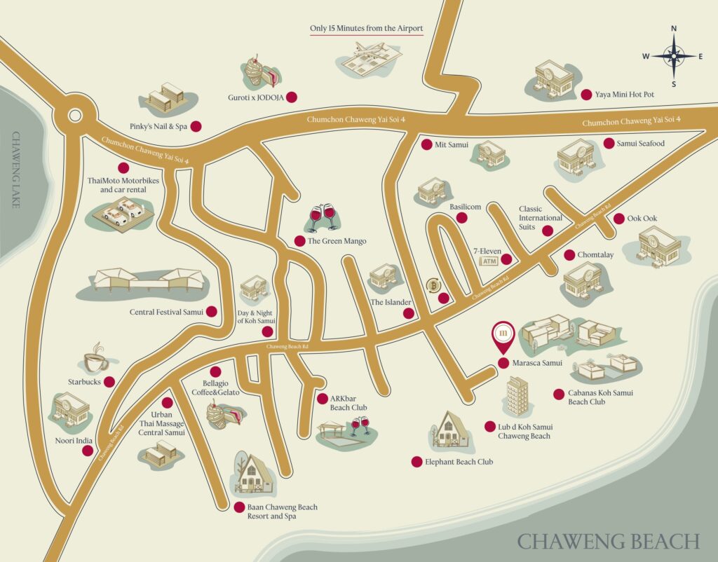 マラスカサムイ公式マップ