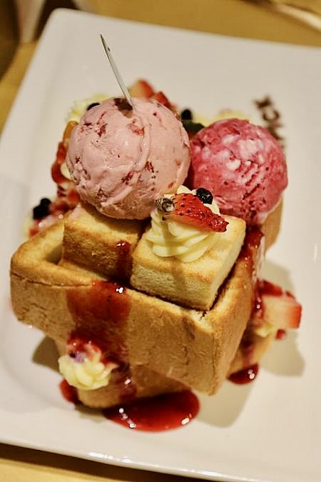 ハンブルハウス台北近くにある「スイーツ王国」のスイーツ