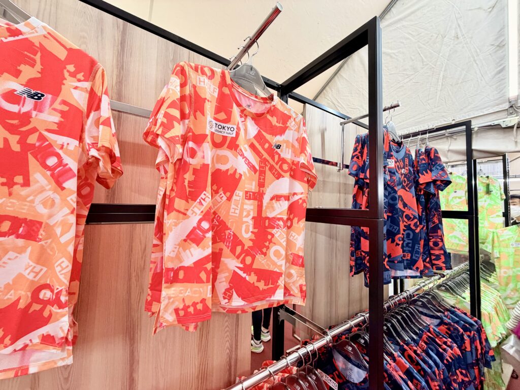 東京レガシーハーフマラソン2025 ニューバランスの大会オリジナルTシャツ