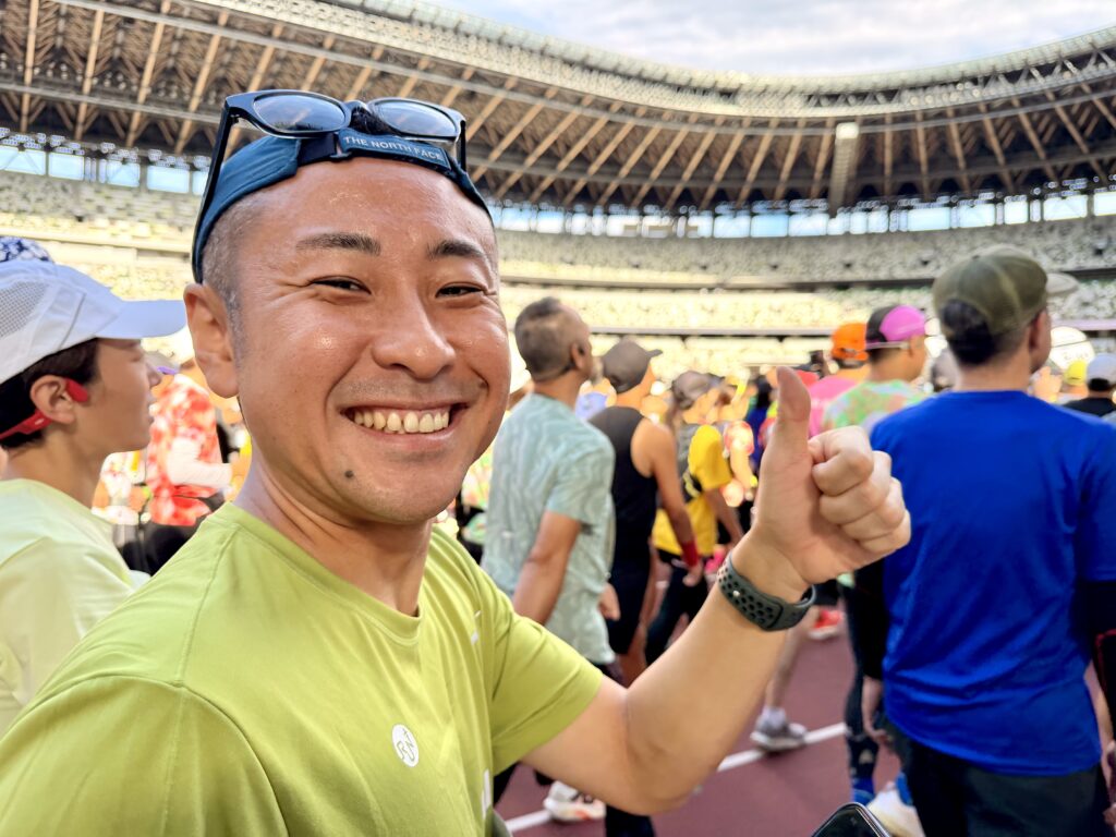 東京レガシーハーフマラソン2025 それでは行ってきまーす