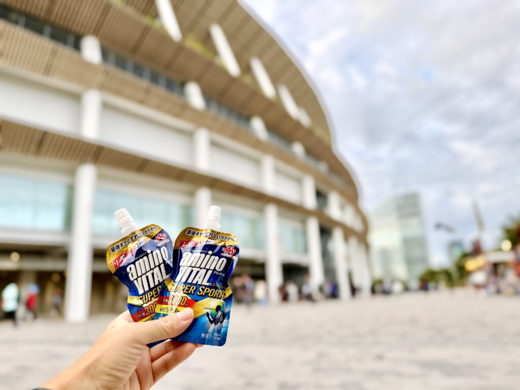 東京レガシーハーフマラソン2025 大会前のエネルギーチャージ