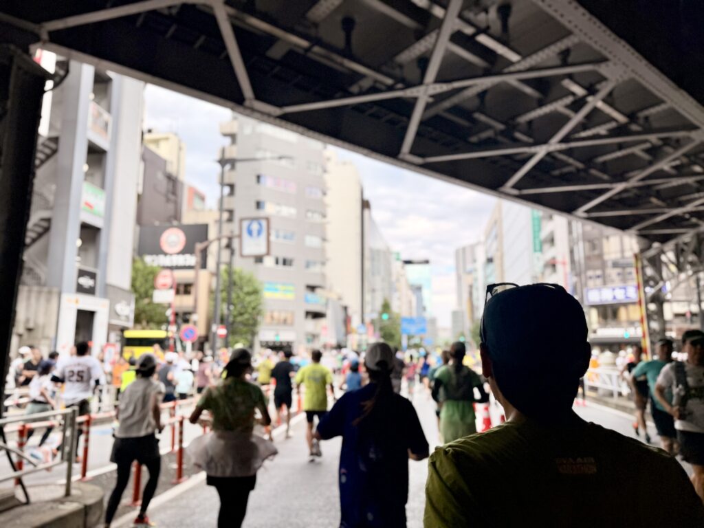 東京レガシーハーフマラソン2025 大会中の様子