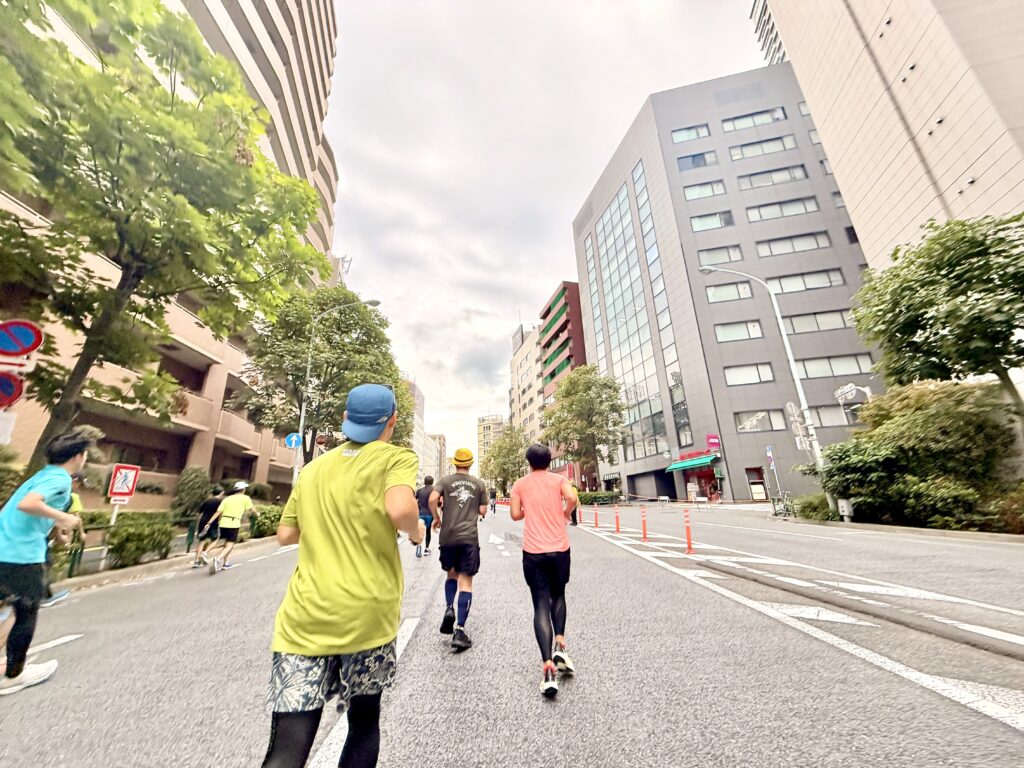 東京レガシーハーフマラソン 後半の上り坂