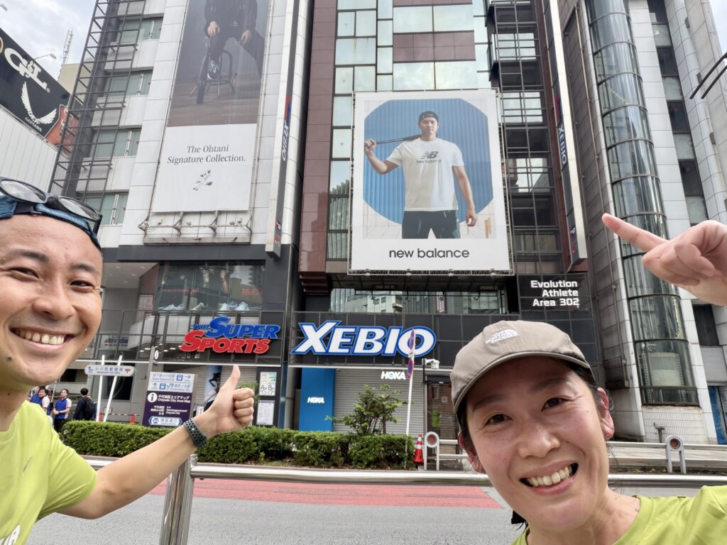 東京レガシーハーフマラソン2025 スポーツゼビオお茶の水本店 大谷翔平さんと記念撮影