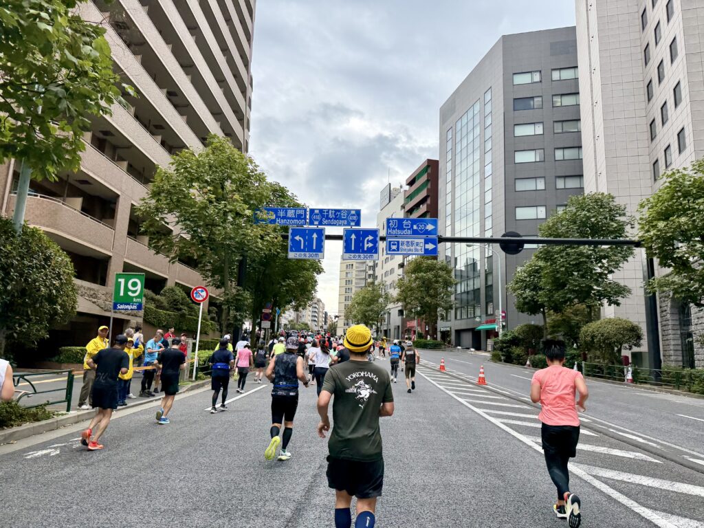 東京レガシーハーフマラソン2025 19km地点