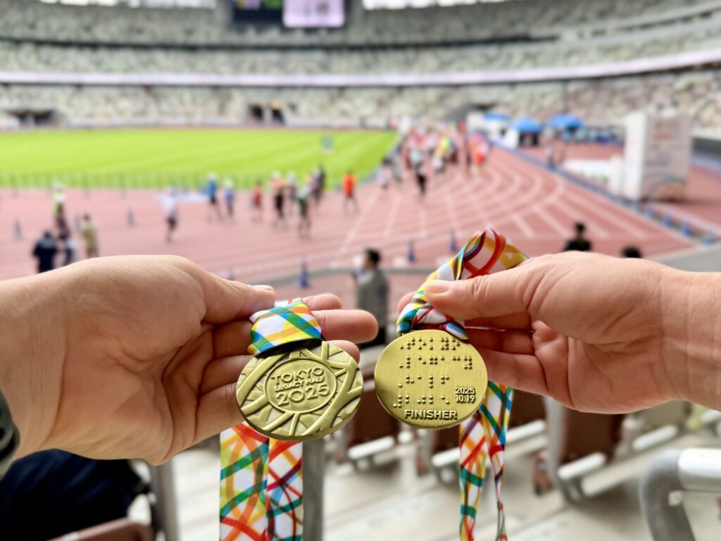 東京レガシーハーフマラソン2025 完走メダル