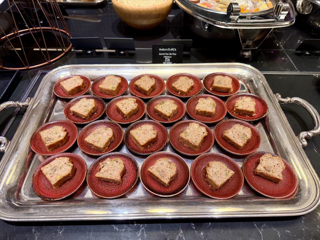 ヒルトン東京お台場 エグゼクティブラウンジ カクテルタイムの冷菜