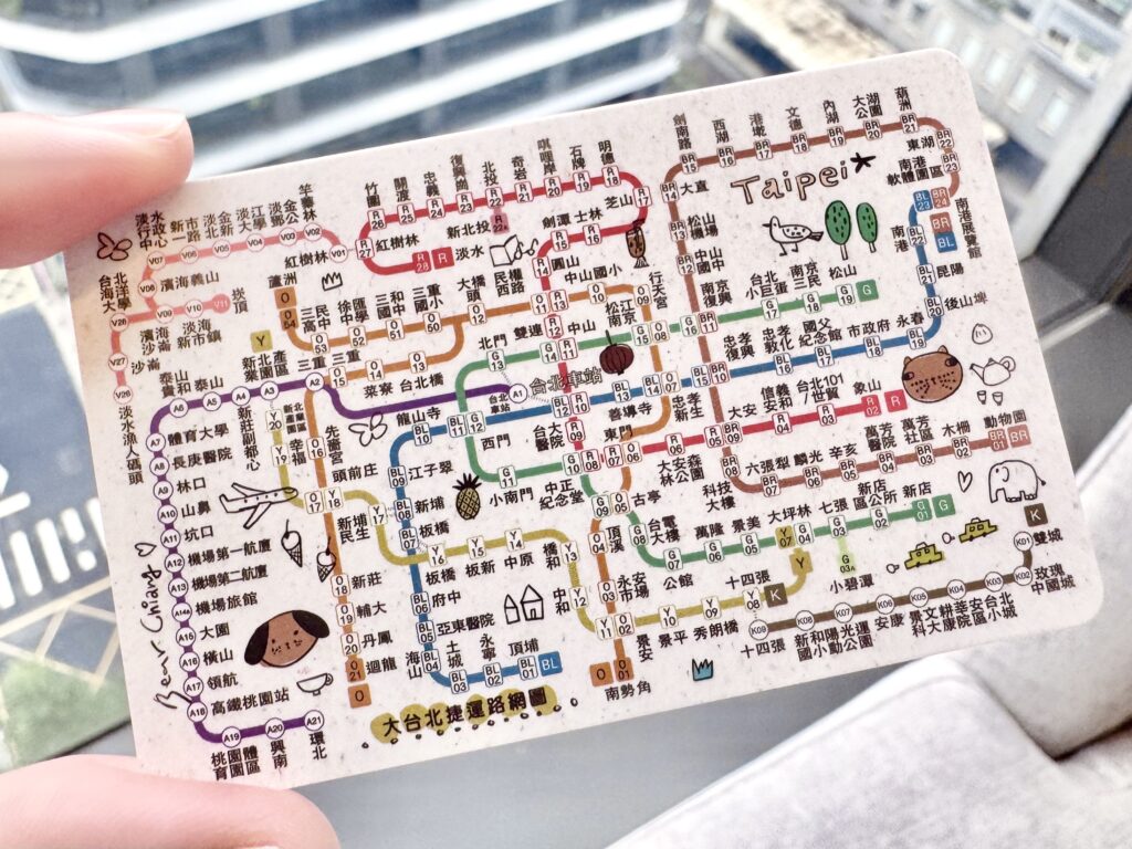 台北MRT路線図