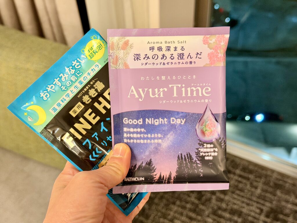 ダブルツリーbyヒルトン東京有明 1階のセブンで入浴剤を購入