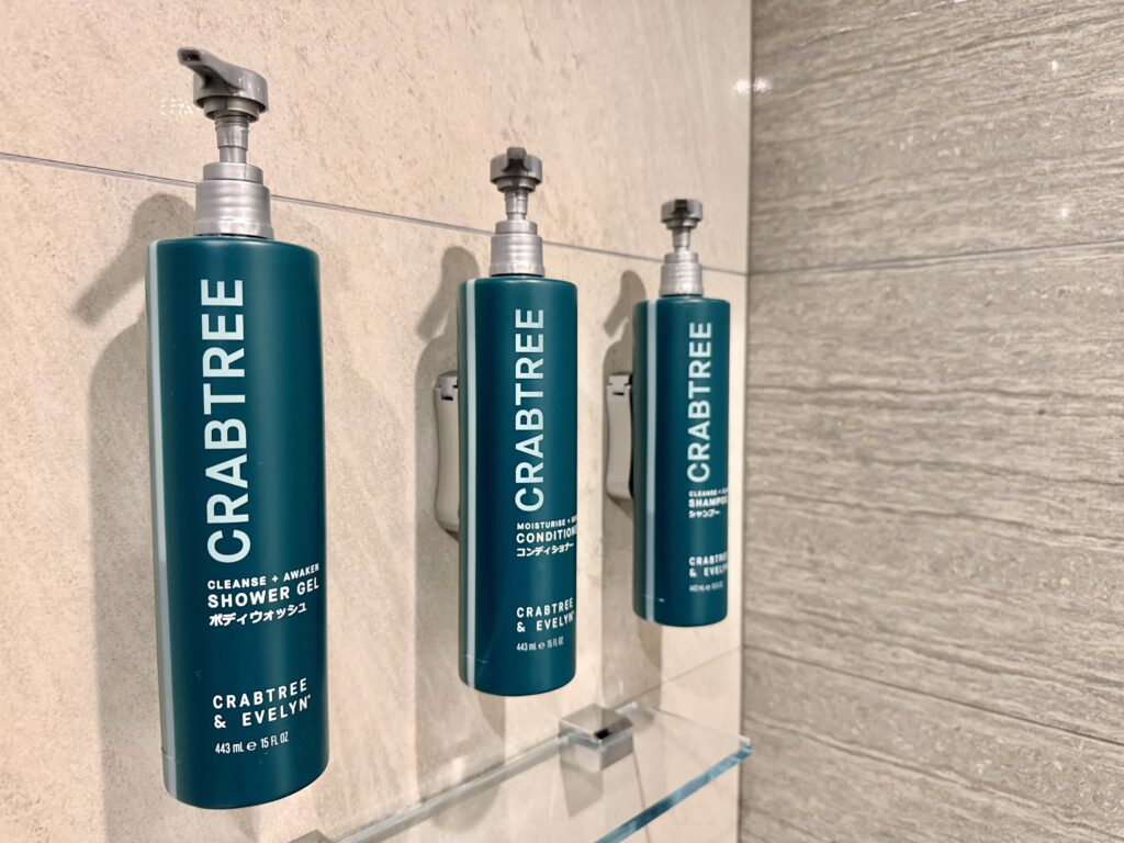 ダブルツリーbyヒルトン東京有明 デラックスルーム バスルームのアメニティ