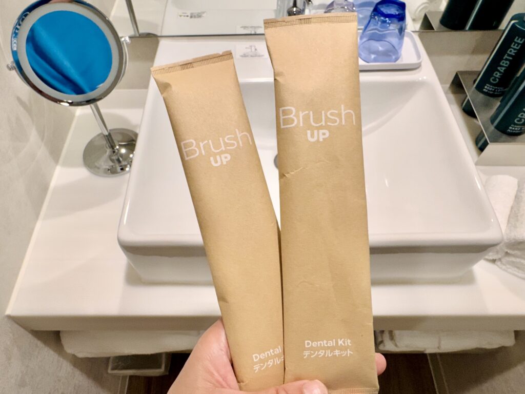 ダブルツリーbyヒルトン東京有明 デラックスルーム バスルームのアメニティ