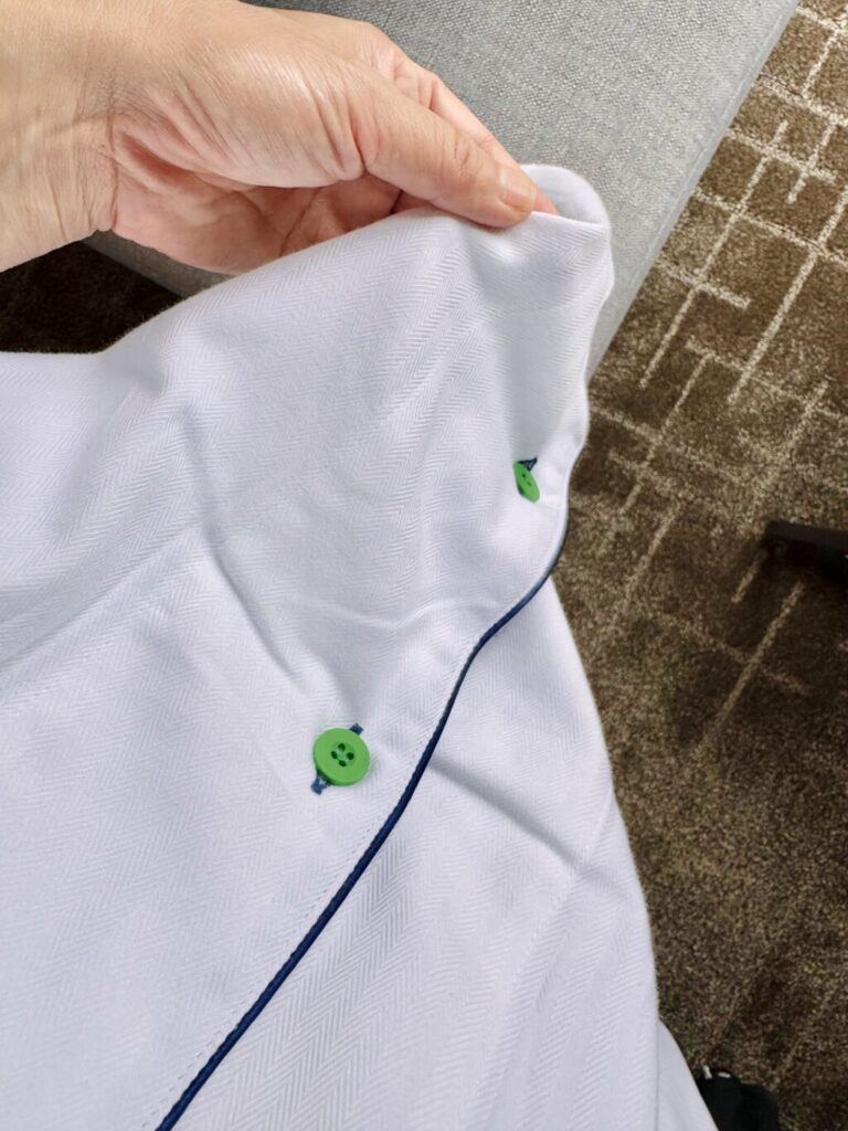 ダブルツリーbyヒルトン東京有明 デラックスルーム パジャマはセパレートタイプ