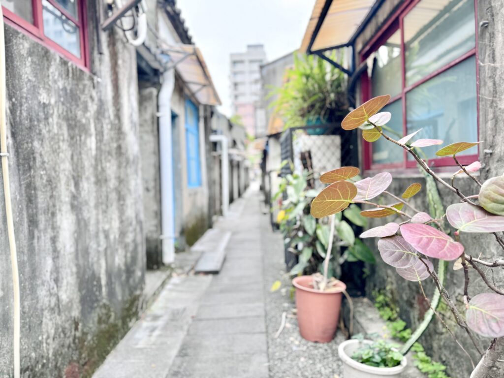 ハンブルハウス台北近くにあるレトロな町並み「四四南村」
