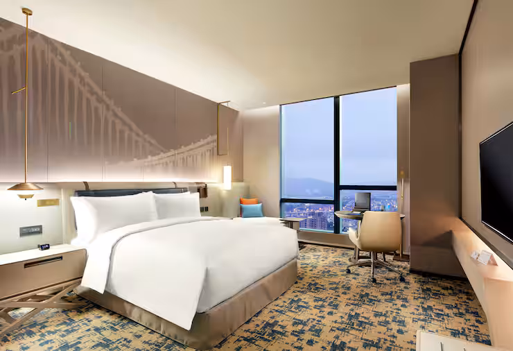 ヒルトン台北新板 ボトム客室の様子