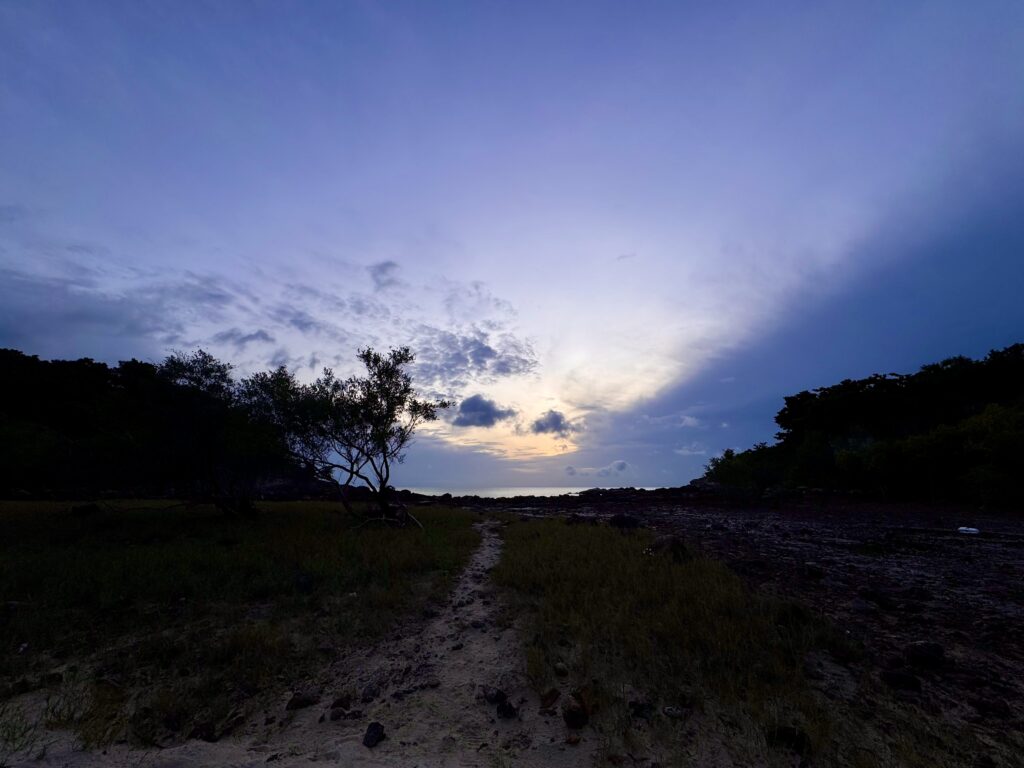 ケープファーンホテル 朝焼け