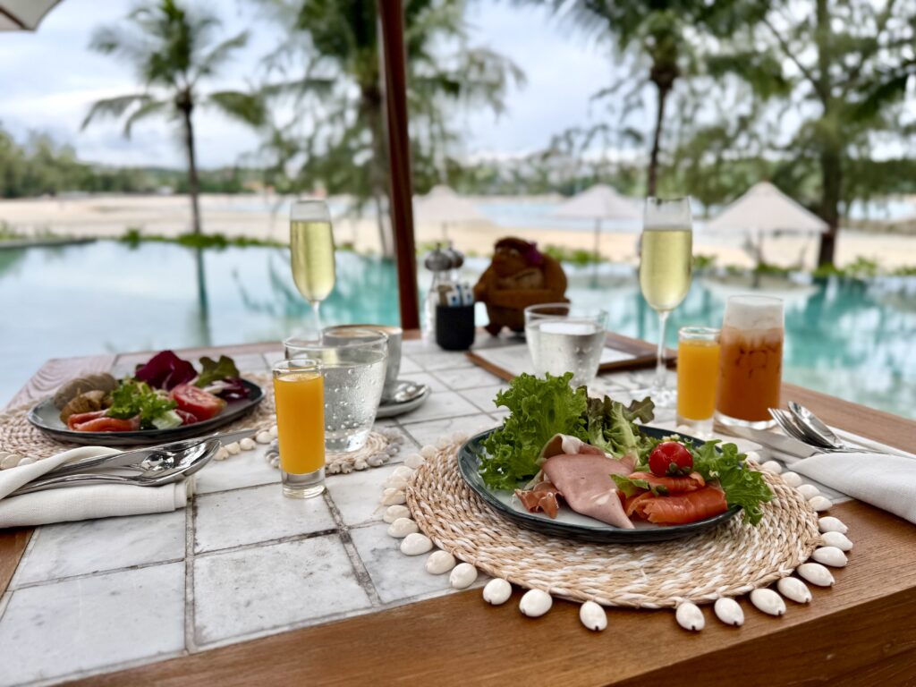 ケープファーンホテル 朝食の様子