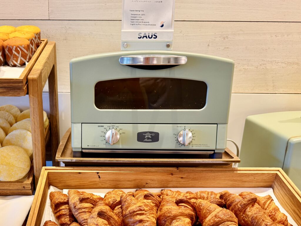 ダブルツリーby東京有明 朝食ビュッフェ パンコーナーのトースター